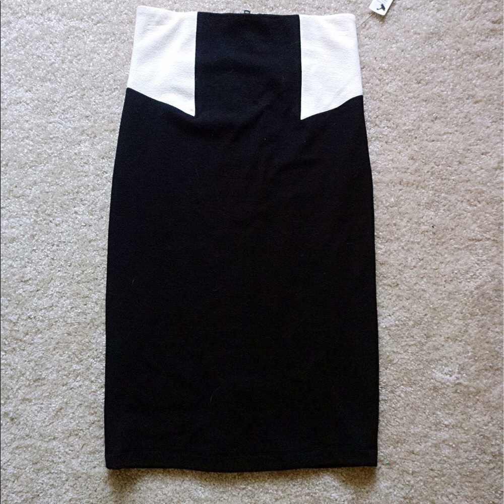 Alice and Olivia black skirt office formal skirt